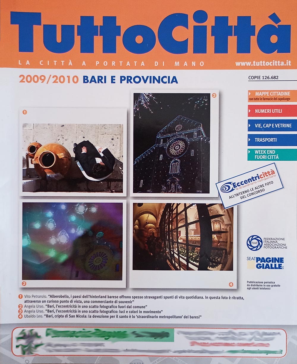 Copertina del fascicolo Bari 2009/2010