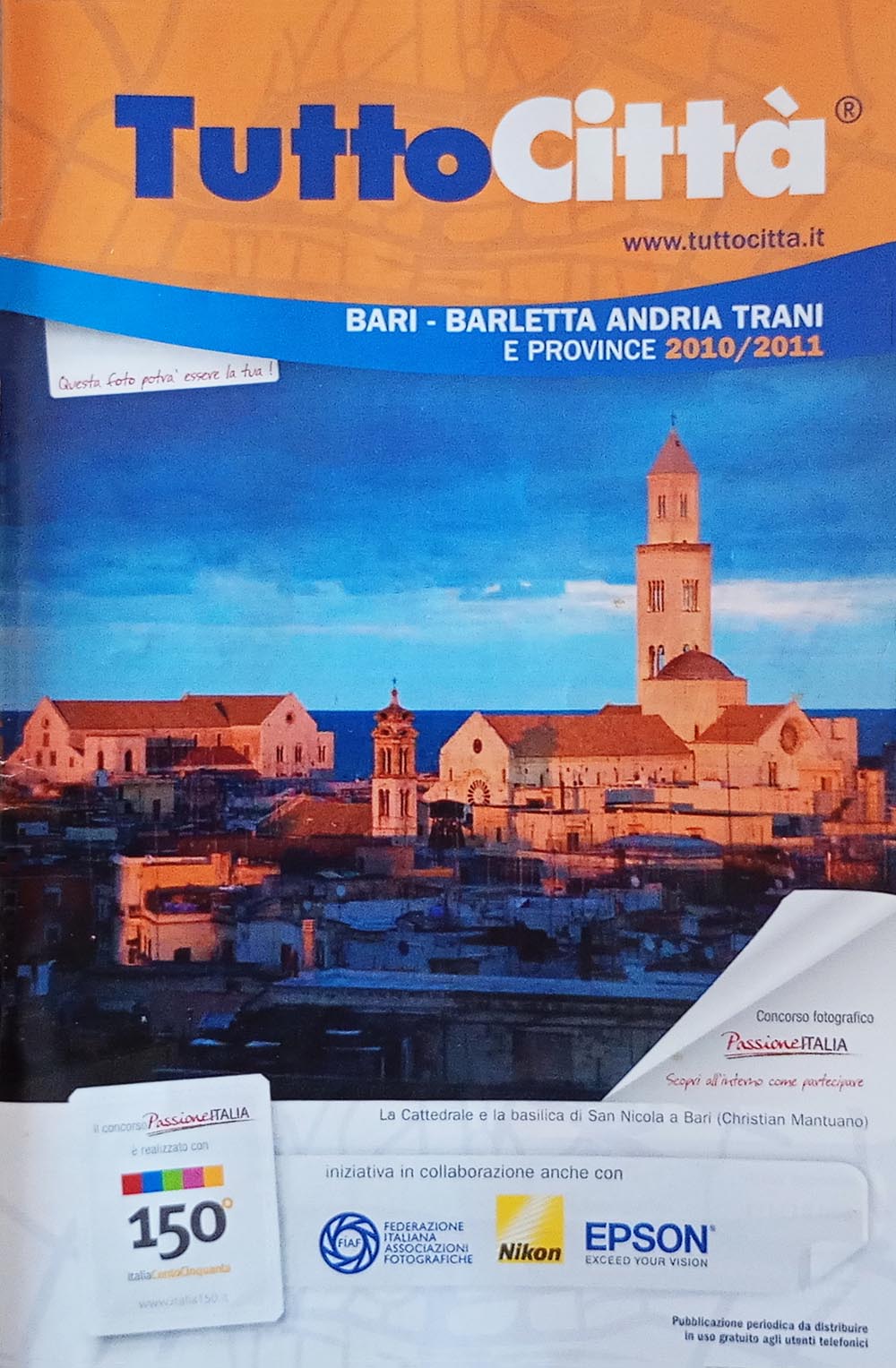 Copertina del fascicolo Bari - Barletta Andria Trani 2010/2011
