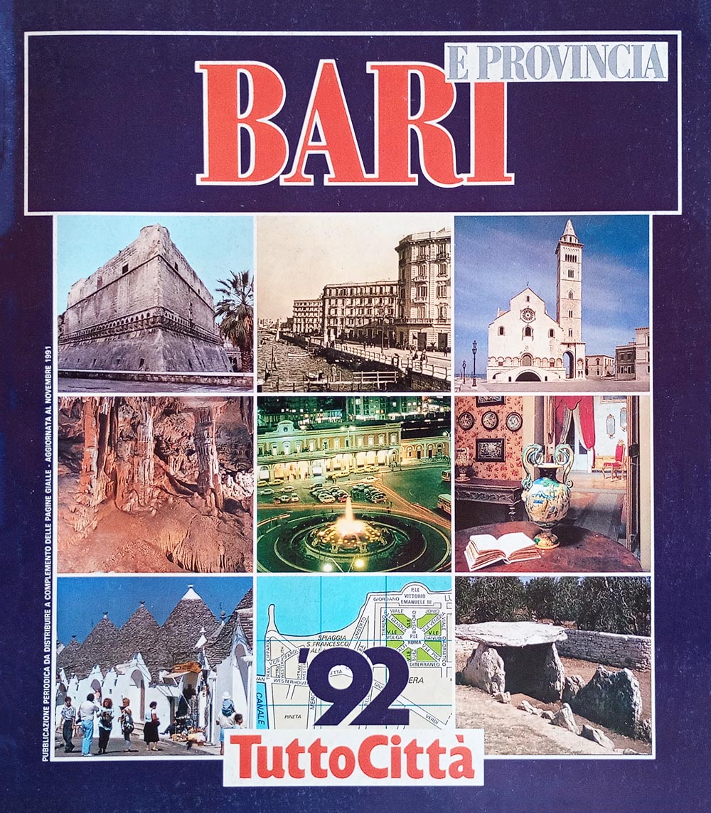 Copertina del fascicolo Bari 92