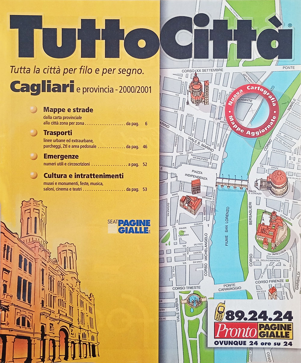 Copertina del fascicolo Cagliari 2000/2001