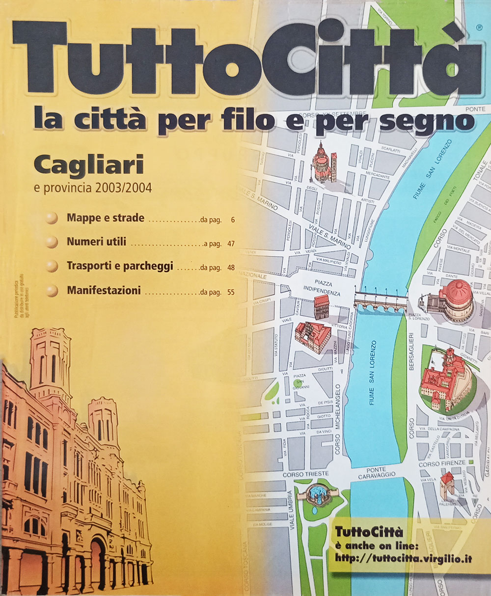 Copertina del fascicolo Cagliari 2003/2004