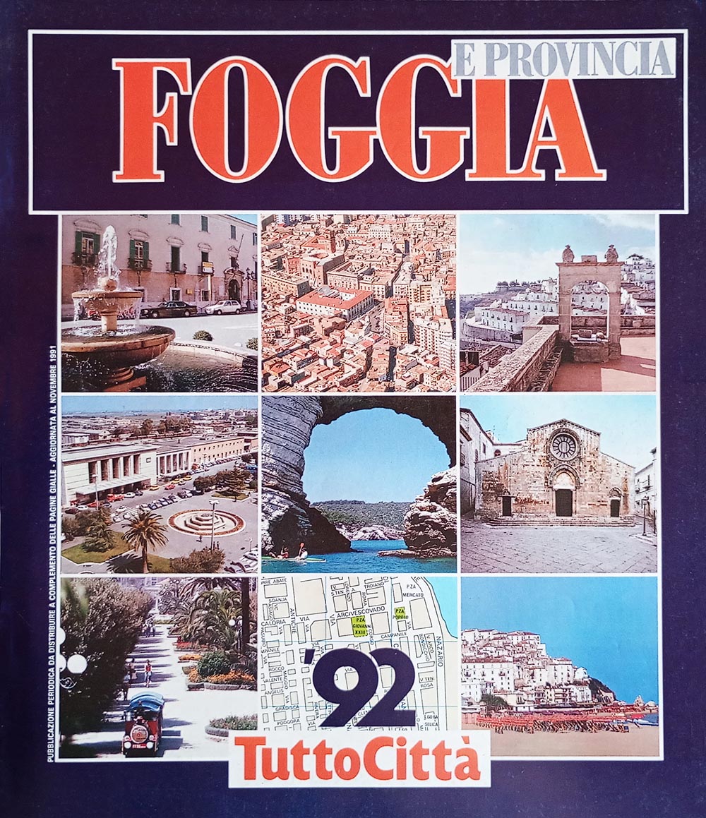 Copertina del fascicolo Foggia 92