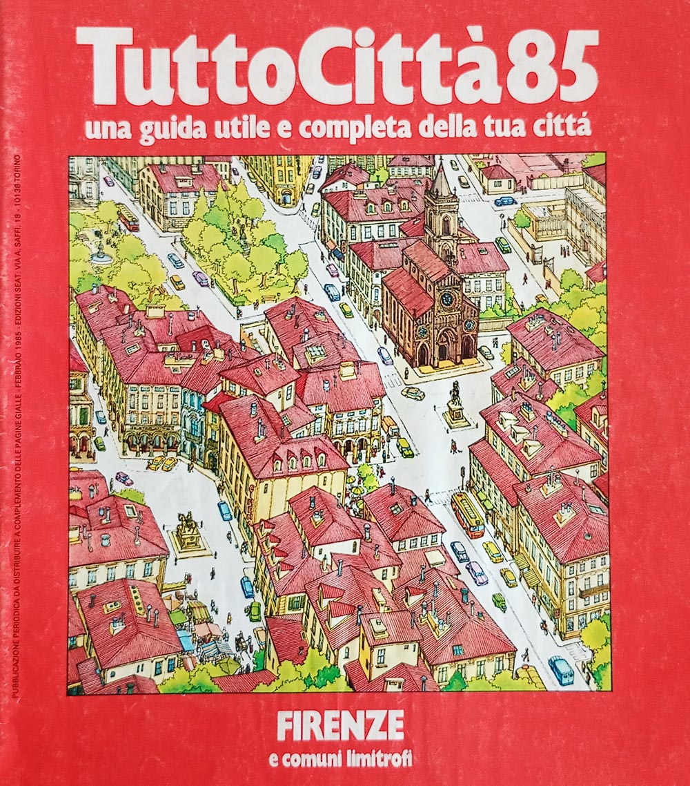 Quadro d'unione delle tavole topografiche di Firenze prima della riforma, fascicolo del 1985