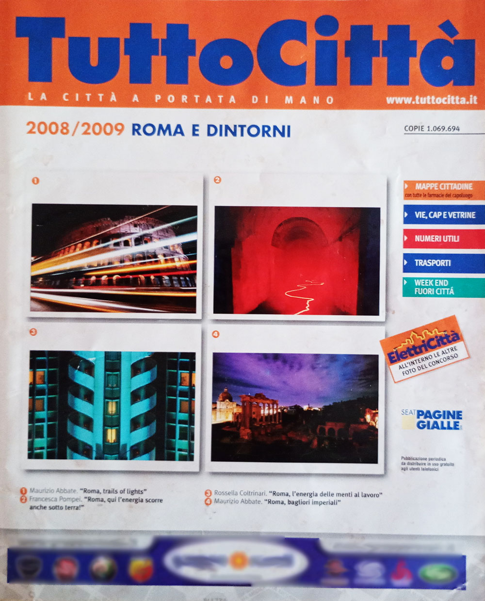 Copertina del fascicolo Roma 08/09