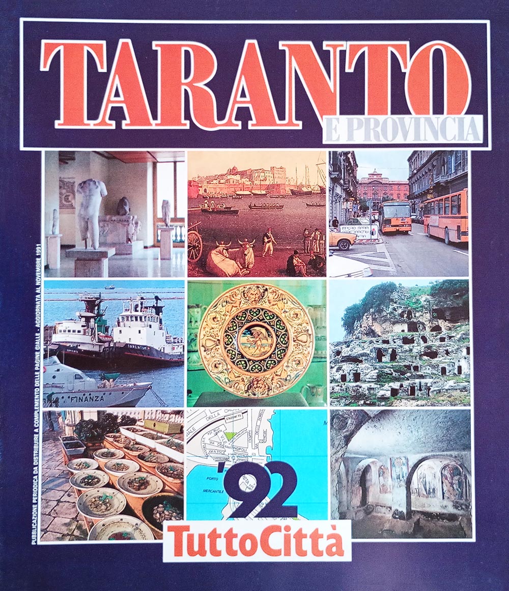 Copertina del fascicolo Taranto 92